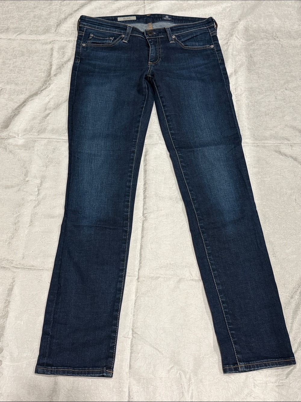 AG Adriano Goldschmied The Stilt Cigarette Leg Jeans Women’s 26R Dark Wash - Picture 4 of 10